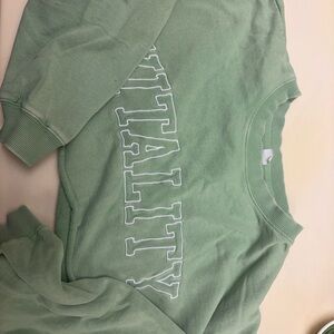 Vitality Women's Mint Green Cropped Sweatshirt